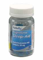 Sleep Aid Diphenhydramine 50 mg 60 Softgels