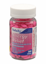 ValuRx Ultratab Antihistamine Diphenhydramine 25mg Allergy Tablets - 300 Count