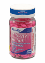 ValuRx Ultratab Antihistamine Diphenhydramine 25mg Allergy Tablets - 300 Count - Image 2